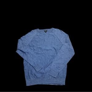 J. Crew 100% Cotton Blue Sweater Men’s Size Large